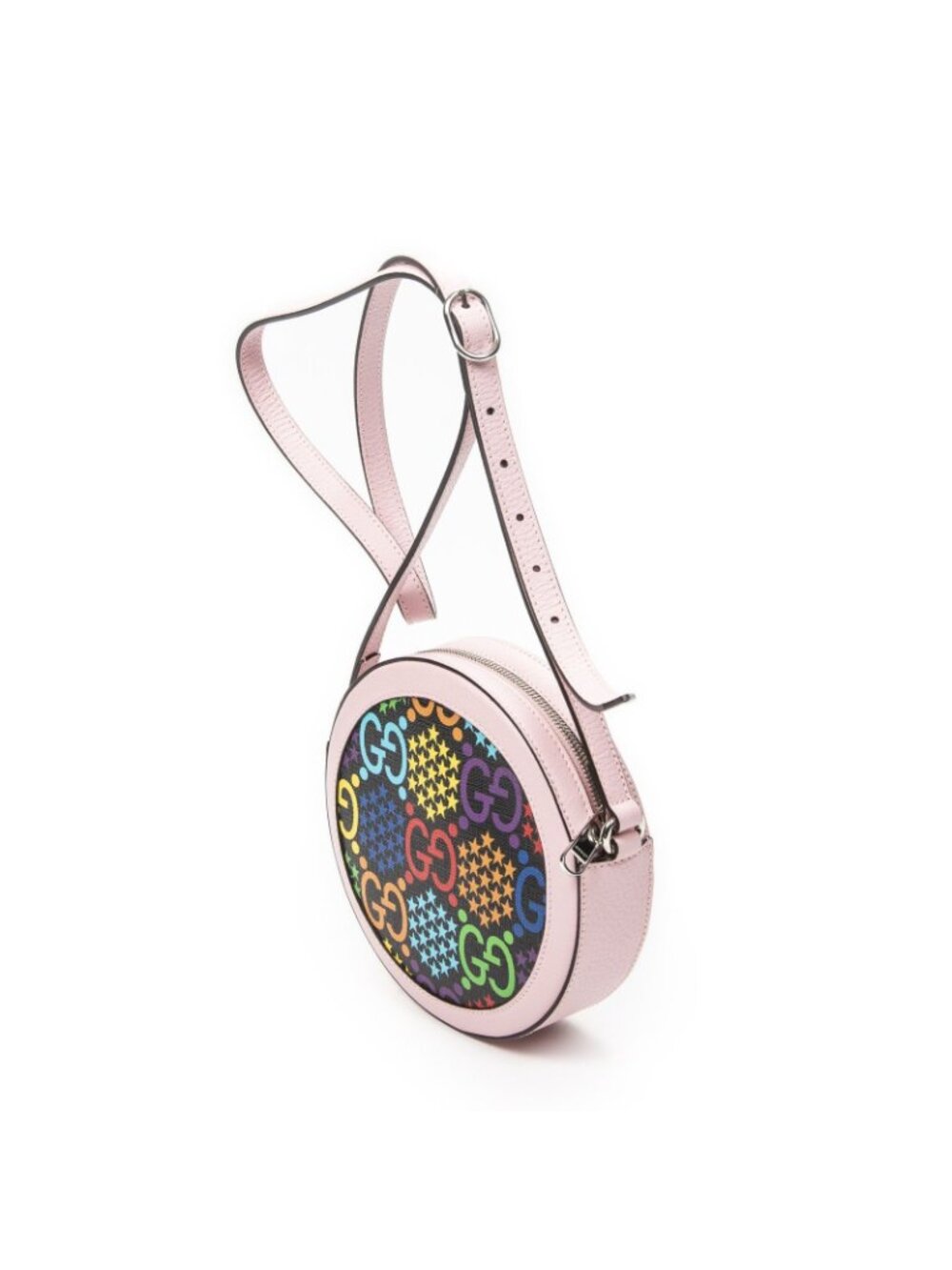 Gucci Mini GG Round Crossbody Pink - Picture 2 of 11
